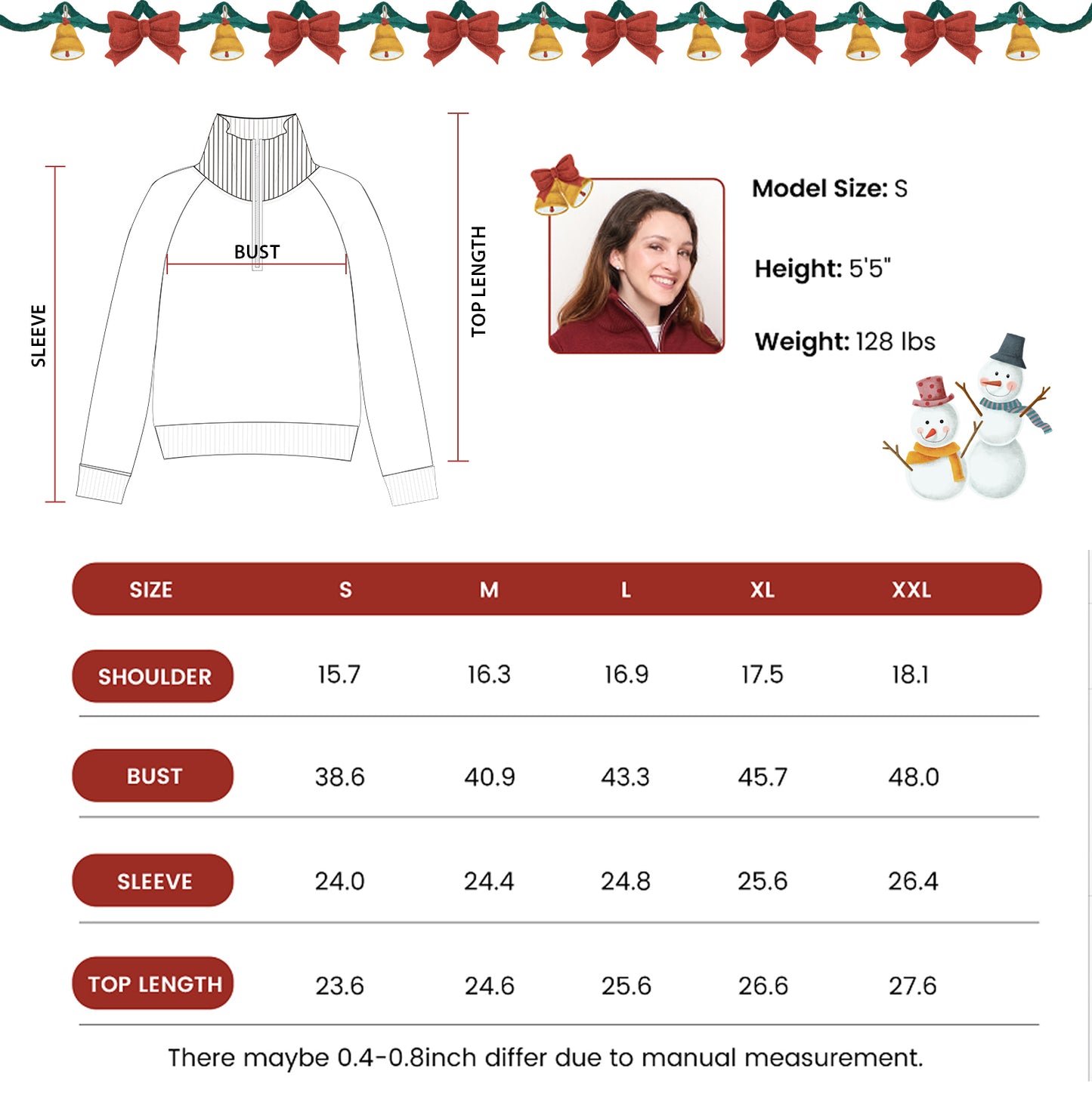 LUBOT Quarter Zip Ugly Christmas Sweater for Women 1/4 Zipper Cute Funny Tacky Holiday Parties Knitted Pullover Soft Cozy Xmas Sweaters, Navy Blue Tree